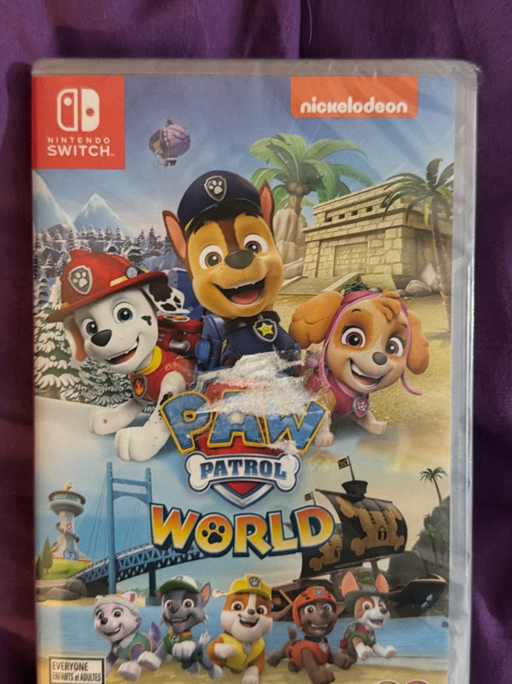 Nickelodeon PAW Patrol World Nintendo Switch Game - Blue, Red, Yellow